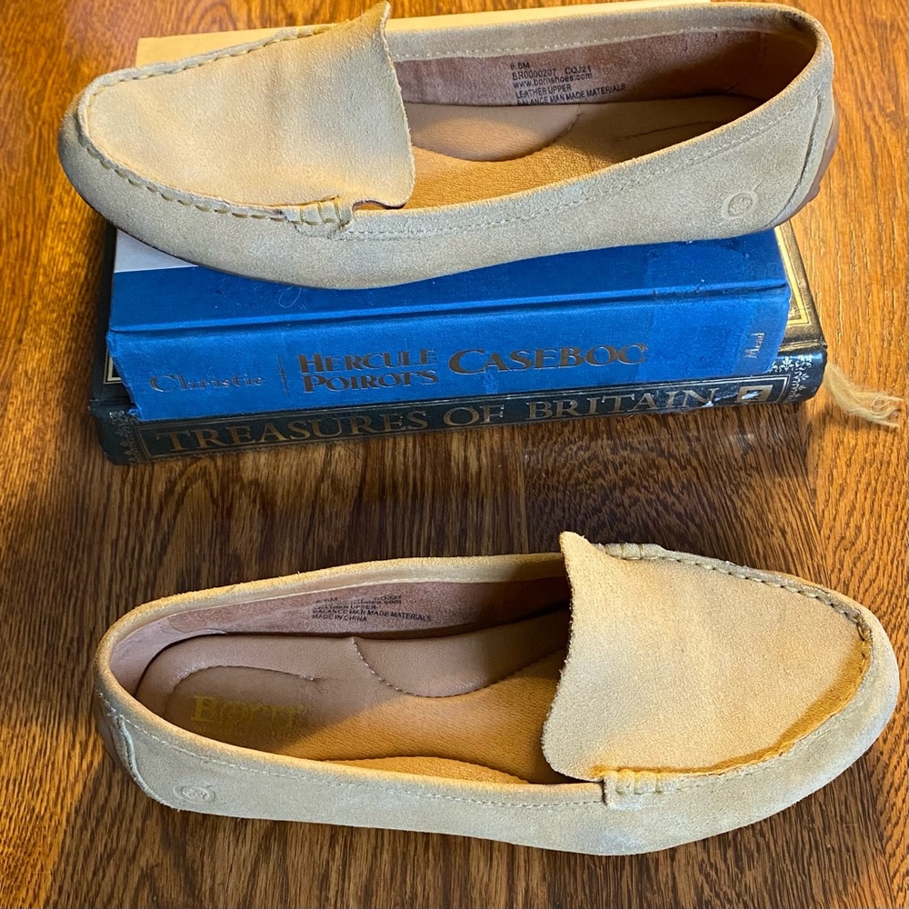 Born Suede Driving Moccasins - Picture 4 of 14